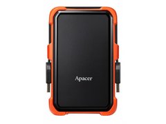 Портативный жесткий диск Apacer 2TB USB 3.1 AC630 IP55 Black/Orange