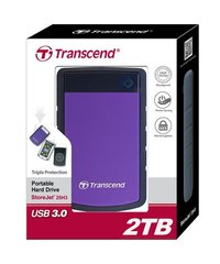 Портативный жесткий диск Transcend 2TB USB 3.1 StoreJet 25H3 Purple